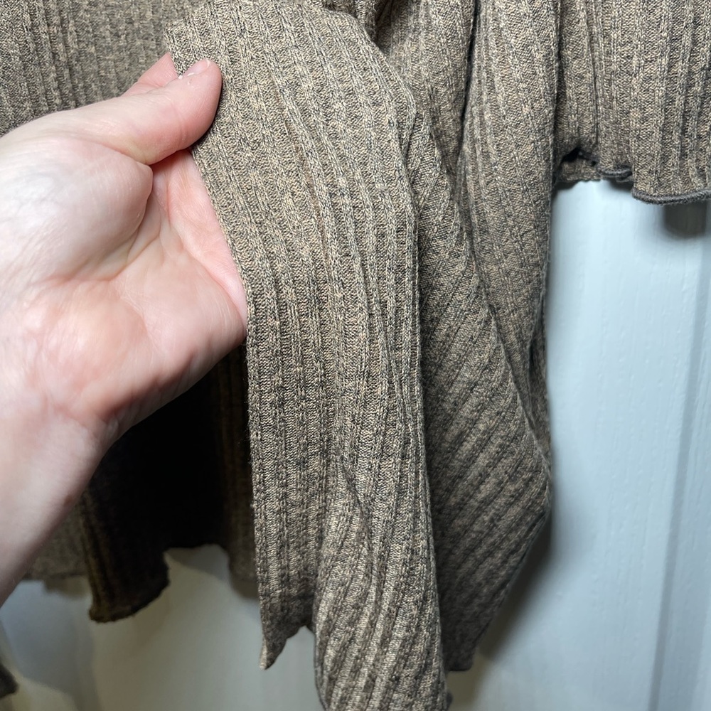 See You Monday Women's Brown Open Front Cardigan - Picture 8 of 8